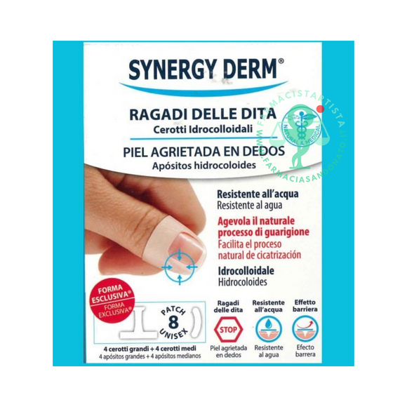 Synergy Derm cerotti idrocolloidali favorisce la cicatrizzazione ragadi dita tagli