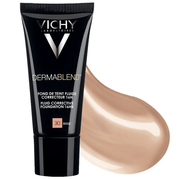 Vichy Dermablend Fondotinta fluido coprente pelle grassa tonalità 30 - 30 ml
