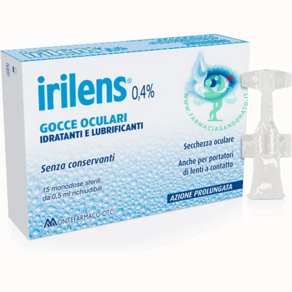 Irilens Gocce Oculari 15 Ampolle Monodose Richiudibili 0.5 ml