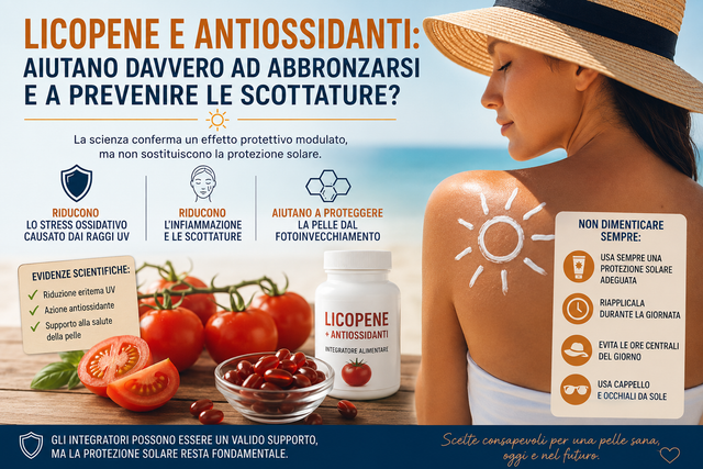 Integratori per l'abbronzatura: licopene e antiossidanti funzionano davvero?