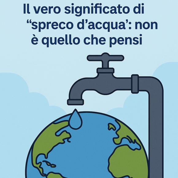 Il vero significato di “spreco d’acqua”: non è quello che pensi