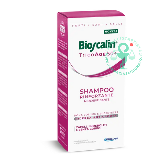 Bioscalin Tricoage Shampoo Rinforzante Ridensificante 200ml