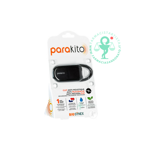 Clip antizanzare ricaricabile Para'Kito nera