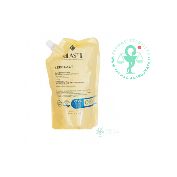 RILASTIL XEROLACT OLIO DETERGENTE RICARICA 750 ML