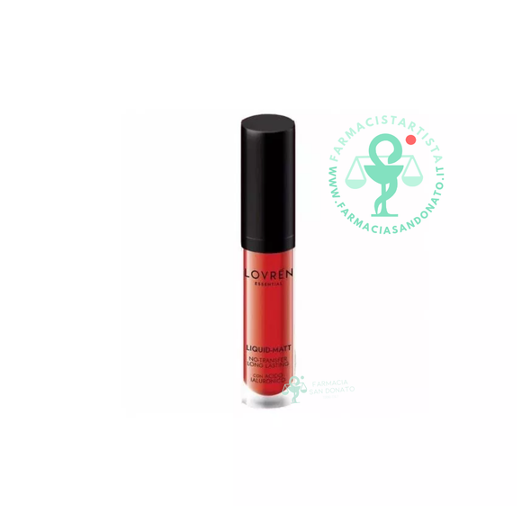 Lovren Essential Rossetto Liquido Matt Colore R3 Rosso Intenso 3.5 ml