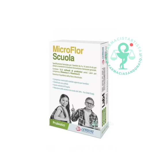 MicroFlor Scuola 30 compresse masticabili
