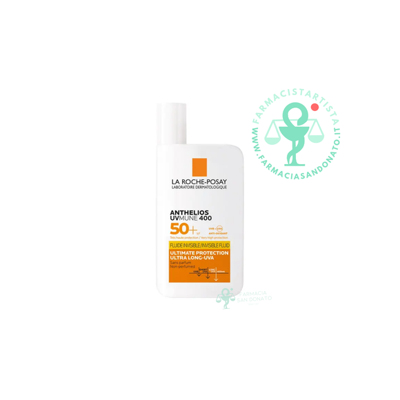 La Roche-Posay Anthelios UVMune 400 Fluido Invisibile Senza Profumo Viso 50ml SPF50+
