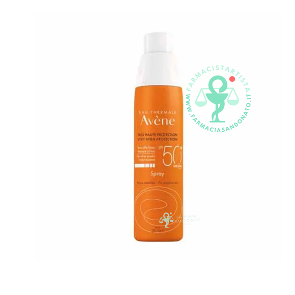 Avène Solari Protezione Solare Spray Spf50+ Pelli Sensibili 200ml