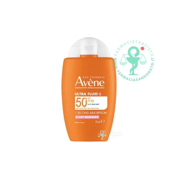 Avene Ultra Fluid Luminosità Fluido Solare SPF50+ 50ml
