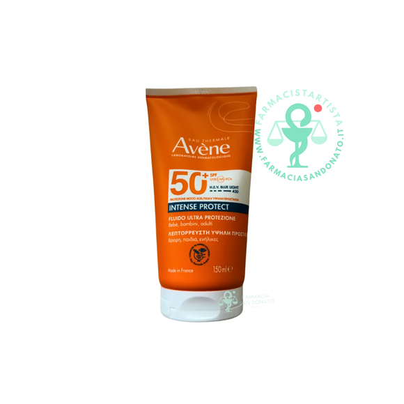 Avene Fluido Solare con SPF50+ per Neonati Bambini e Adulti 150ml