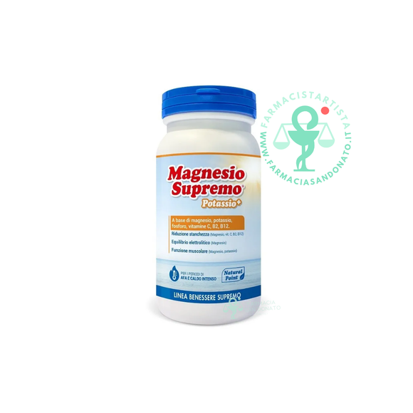 Magnesio Supremo Potassio+ con Magnesio e Potassio Barattolo 150gr