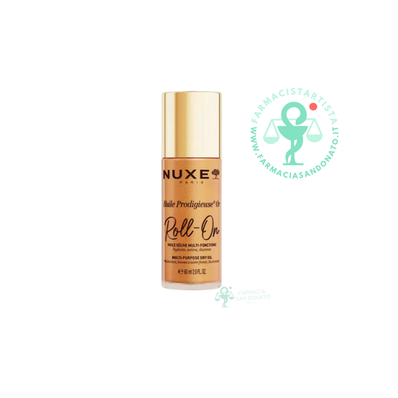 Nuxe Huile Prodigieuse Or Roll On olio con madreperle dorate naturali 60 ml
