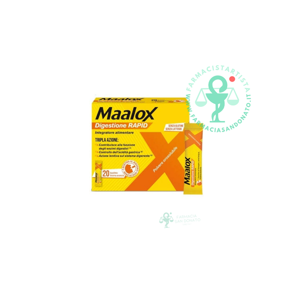 MAALOX Digestione Rapid 20 Bustine Integratore Alimentare