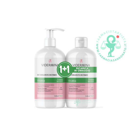 Vidermina - CLX Detergente Intimo Confezione 500ml+ 1 ricarica in omaggio