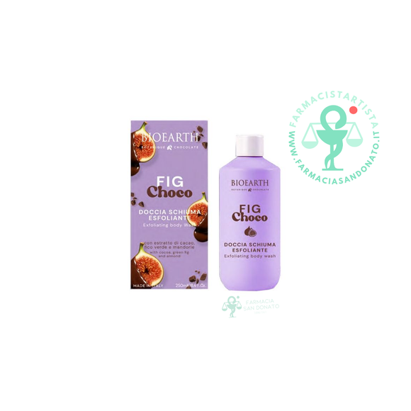 Bioearth Doccia Schiuma Esfoliante Fig Choco 250ml