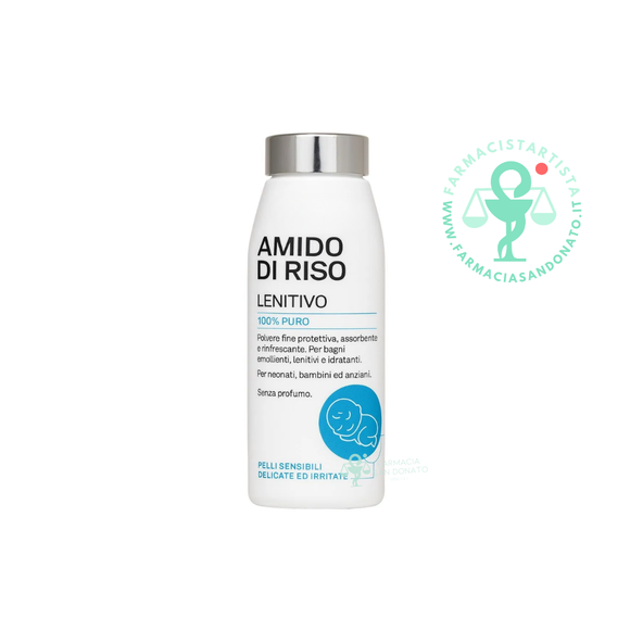 FSD Amido di Riso Polvere Lenitiva per Bagnetto dei Bambini 100g