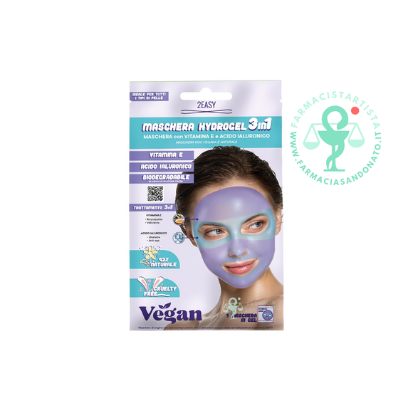 2EASY HYDROGEL MASK TONIFICANTE E IDRATANTE VIOLA