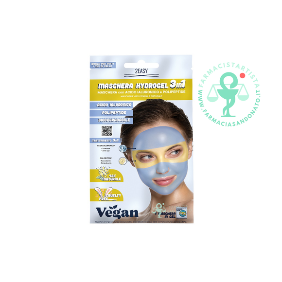 2EASY HYDROGEL MASK IDRATANTE E RIMPOLPANTE BLU