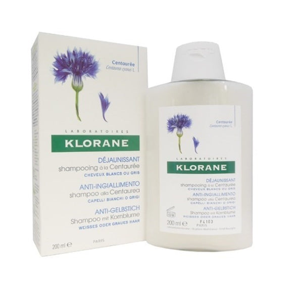Klorane shampoo anti-ingiallimento alla centaurea 200ml