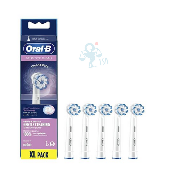 Oral-B Refill EB-60-5 Sensitive Clean 5 Testine