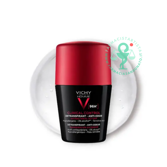 Vichy Homme Deodorante Clinical Control 96H Roll-On 50ml