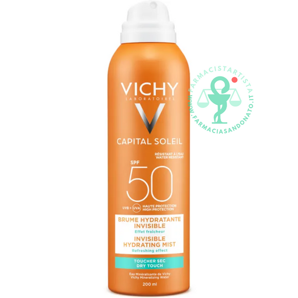 Vichy Capital Soleil Spray Invisibile Idratante SPF 50 200ml