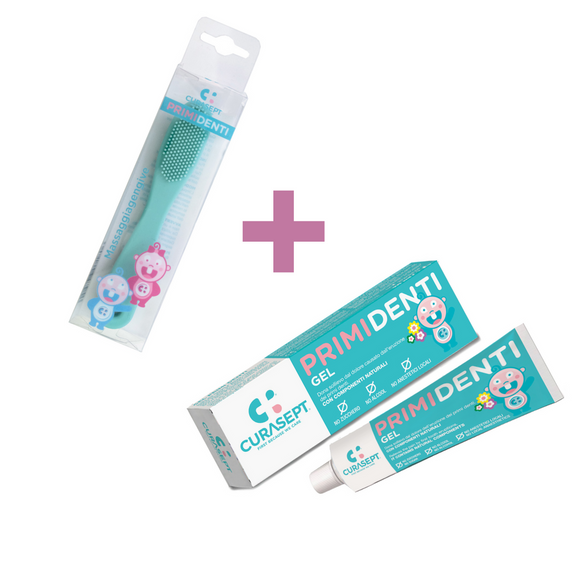 CURASEPT GEL PRIMI DENTI+MASSAGGIA gengive