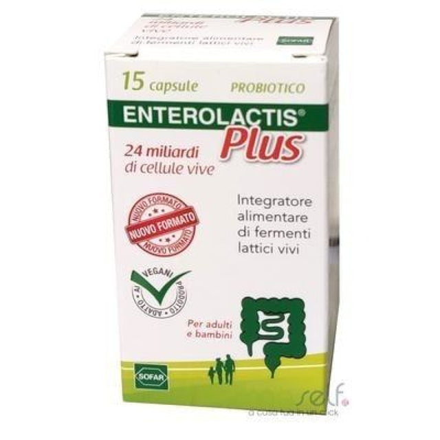 ENTEROLACTIS PLUS A BASE DI FERMENTI LATTICI VIVI 15 CAPSULE