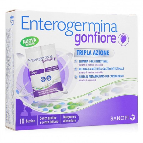 Enterogermina gonfiore TRIPLA AZIONE 10BUSTINE