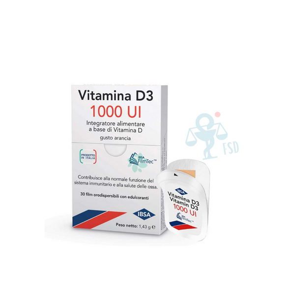 Vitamina D3 Ibsa 1000 UI 30 Film Orali