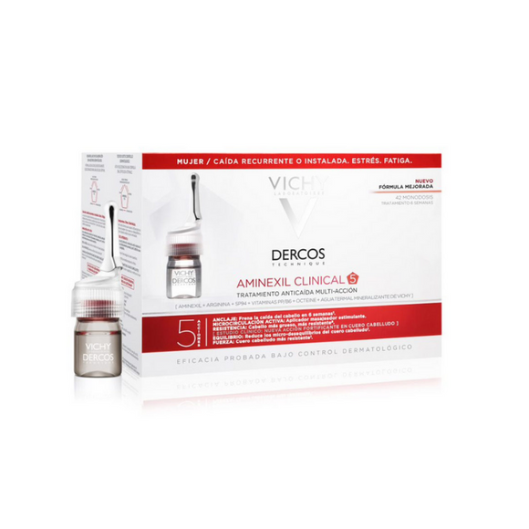 Vichy Dercos Aminexil trattamento anticaduta donna 42 fiale x 6 ml