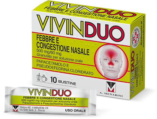 VivinDuo 500 mg/60 mg granulato 10 buste